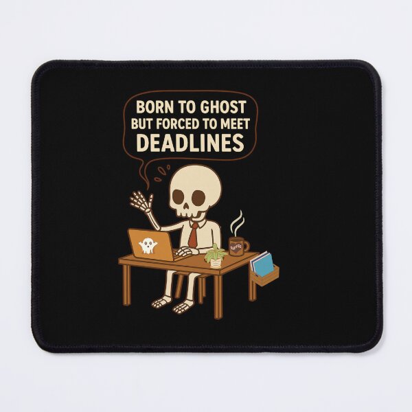 Item preview, Born to ghost but forced to meet deadlines -Funny Ghost designed and sold by Artistusha.