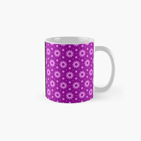 White Big Logo with Blue Text Below Classic Mug