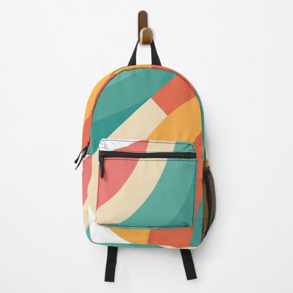 Item preview, Retro Abstract Wave Pattern Design – Colorful Vintage Aesthetic Artwork for Bold and Creative Style designed and sold by ArtByYunus.