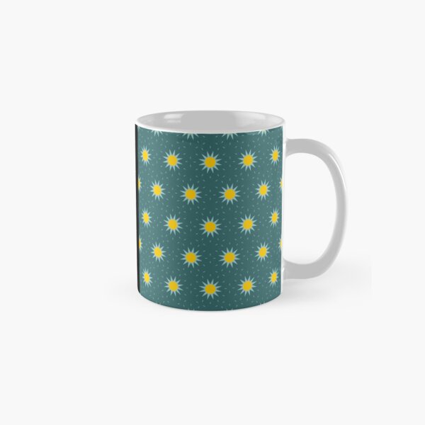 Silver Big Logo with Blue Text Below Classic Mug