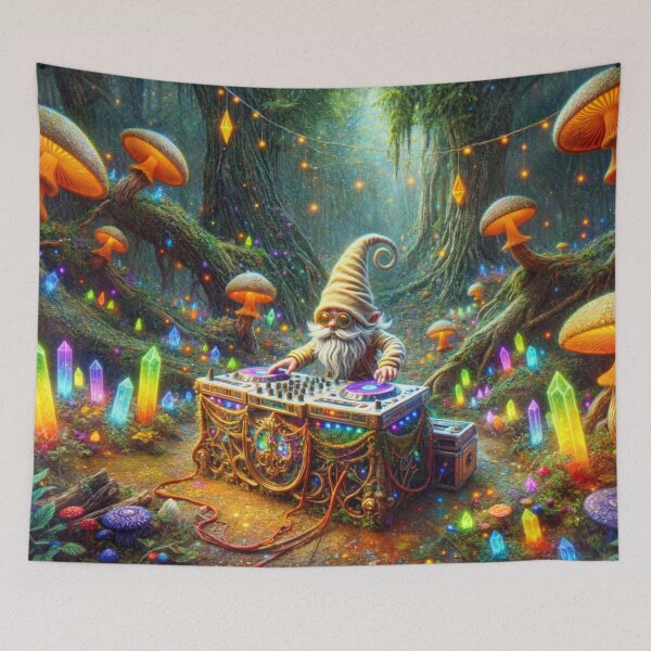 Item preview, Gnome Making Music designed and sold by M-Y-A-R-T-.