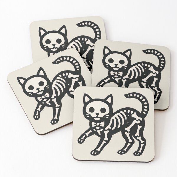 Item preview, Cute Skeleton Cat designed and sold by BrownHorse90s.