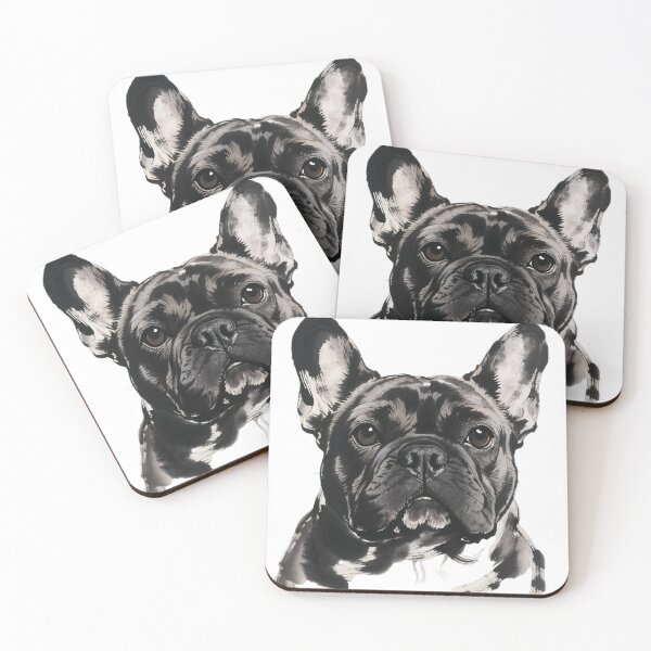 Item preview, French BulldogInk Painting Close-up designed and sold by forget45studio.
