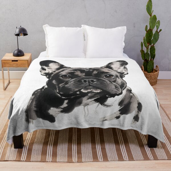 Item preview, French BulldogInk Painting Close-up designed and sold by forget45studio.
