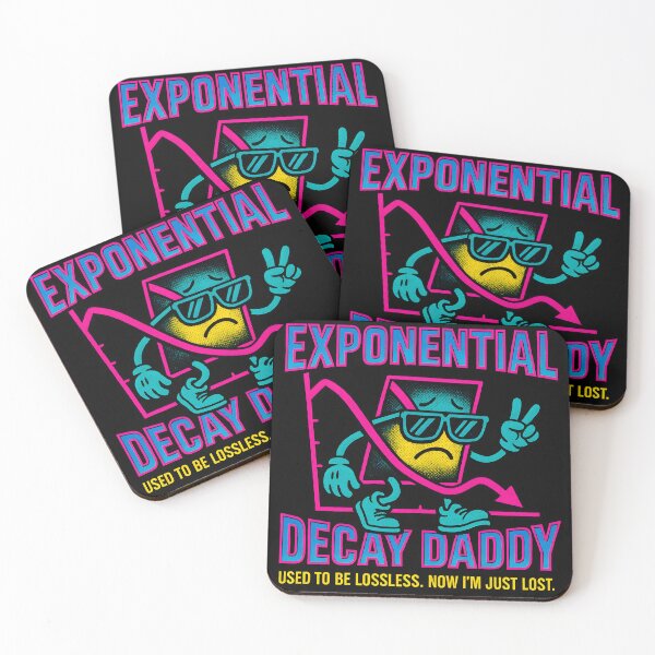 Item preview, Exponential Decay Daddy – Math & Coding 2 designed and sold by NeonStack.