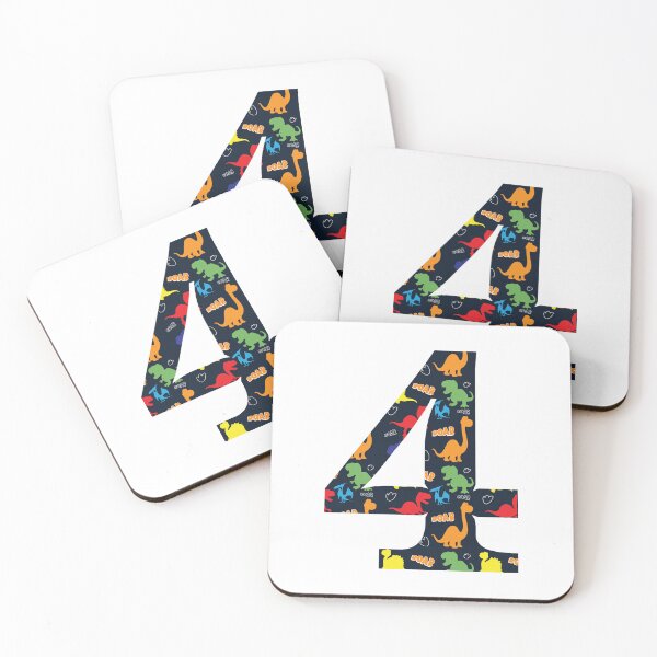 Item preview, Kids Dinosaur 4th Birthday 4 Years Old Rawr I'm 4 designed and sold by Blok45.
