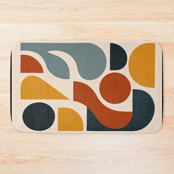 Item preview, FISH SALAD | Mid-Century Modern Geometric Abstract designed and sold by Union & Thread.