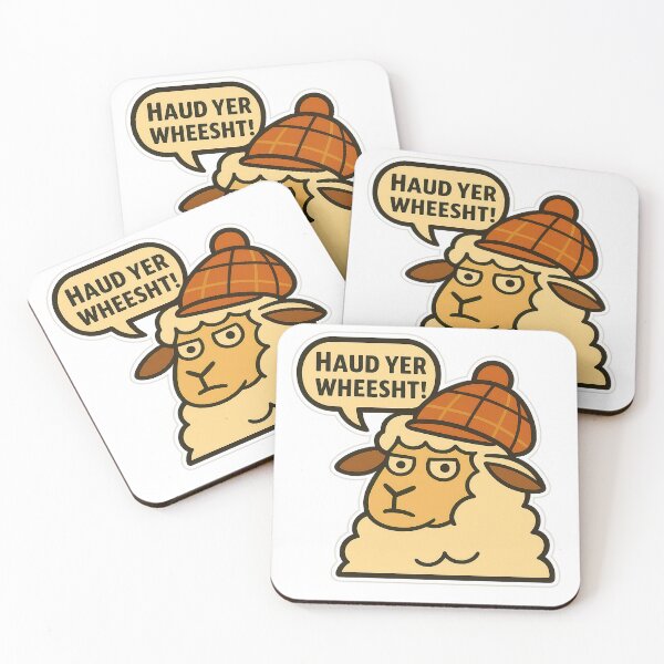 Item preview, Haud Yer Wheesht Scottish Slang - Be Quiet designed and sold by EdgyEdgeArt.
