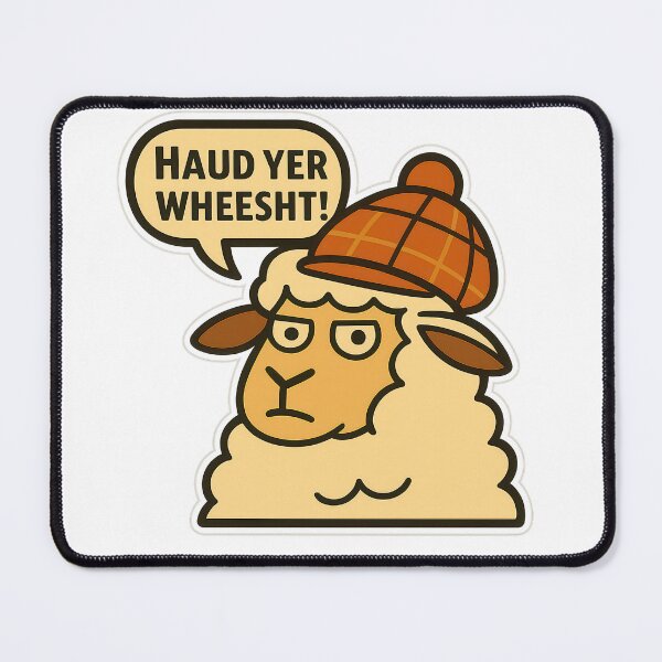 Item preview, Haud Yer Wheesht Scottish Slang - Be Quiet designed and sold by EdgyEdgeArt.