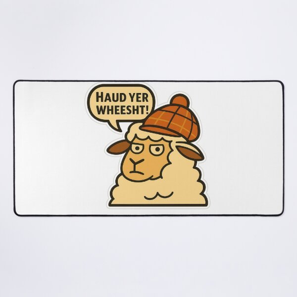 Item preview, Haud Yer Wheesht Scottish Slang - Be Quiet designed and sold by EdgyEdgeArt.