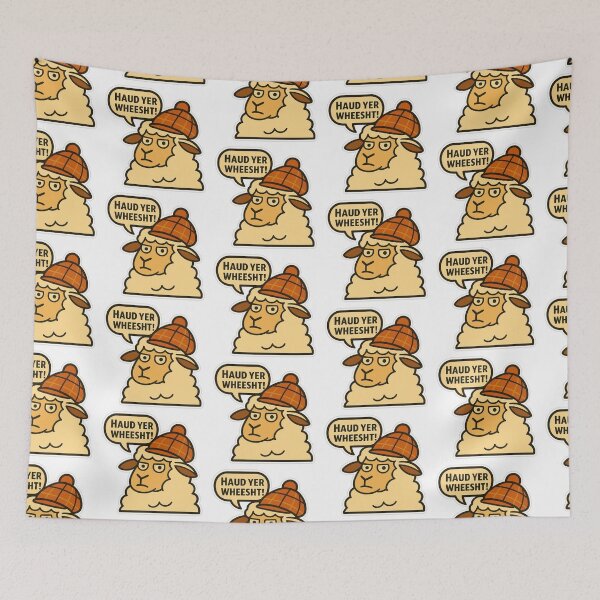 Item preview, Haud Yer Wheesht Scottish Slang - Be Quiet designed and sold by EdgyEdgeArt.