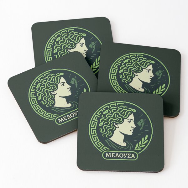 Item preview, Neon Oracle Badge – Medusa • Greek Mythology Feminist Icon designed and sold by Bratak.