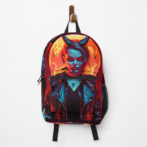 Item preview, Halloween - rocker devil and bloody moon designed and sold by Frim-Design.