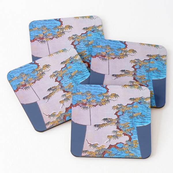Item preview, Golden Leaves Over Blue Waters designed and sold by WheelieGdArt.