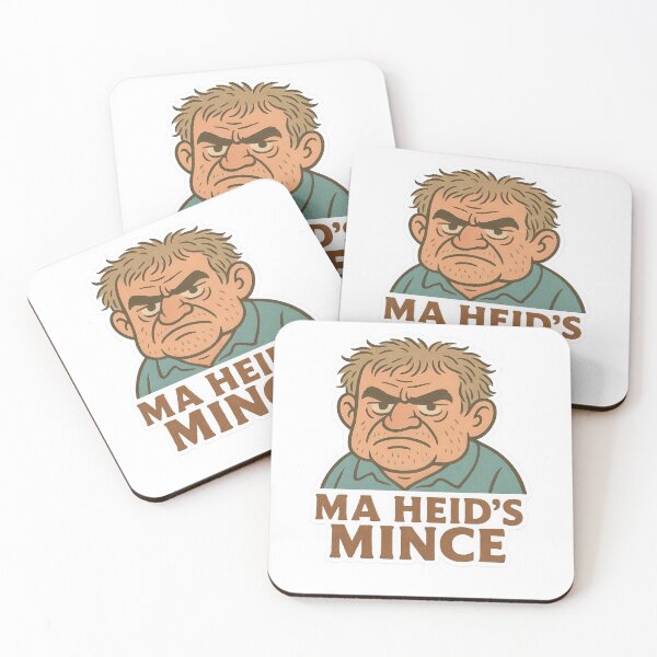 Item preview, Ma Heid's Mince Scottish Saying Funny Grumpy Man, Slang Humour designed and sold by EdgyEdgeArt.