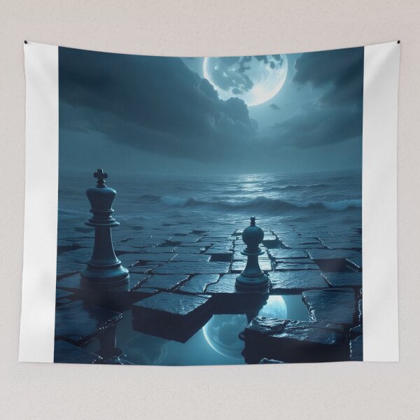 Item preview, Ethereal Chess Under the Moonlight designed and sold by oanaunciuleanu.