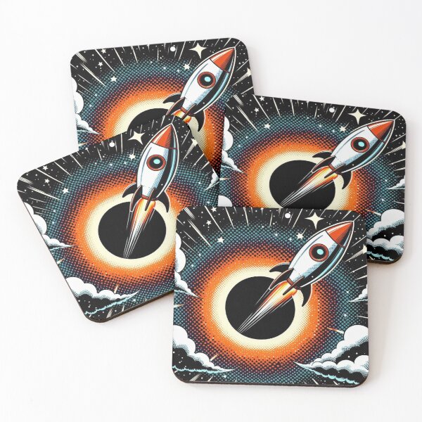 Item preview, Black hole and rocket  designed and sold by Dogandesighn.