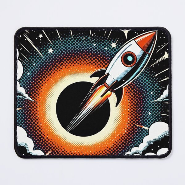 Item preview, Black hole and rocket designed and sold by Dogandesighn.