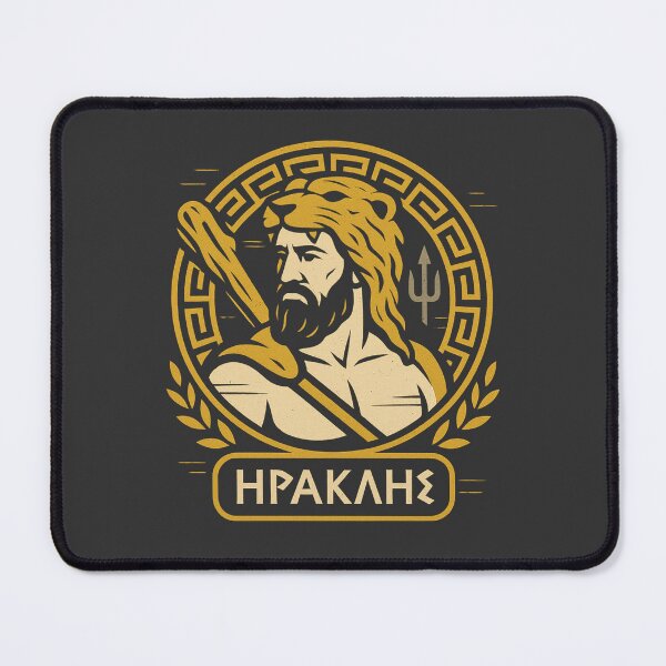 Item preview, Neon Oracle Badge – Heracles • Greek Mythology Hero of Strength designed and sold by Bratak.