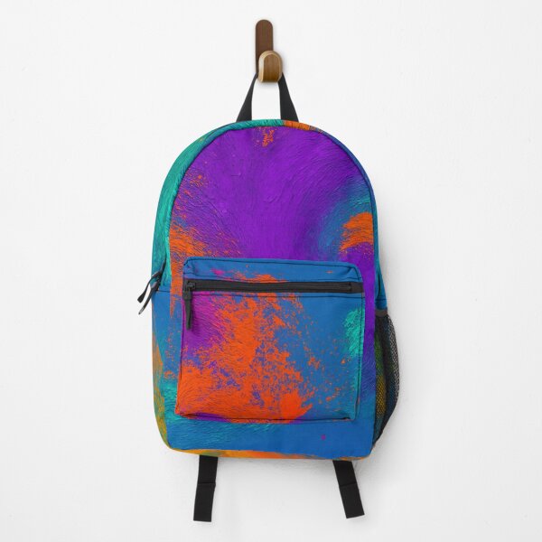 Item preview, Swirls of color on a blue background designed and sold by Sigtrix.