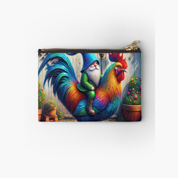 Item preview, Gnome Riding a Rooster designed and sold by m-y-A-I-A-R-T-.