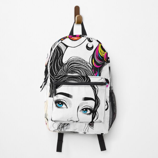 Item preview, “Chromatic Flow: The Art of Hair in Motion 1 designed and sold by FaceArt treasures.