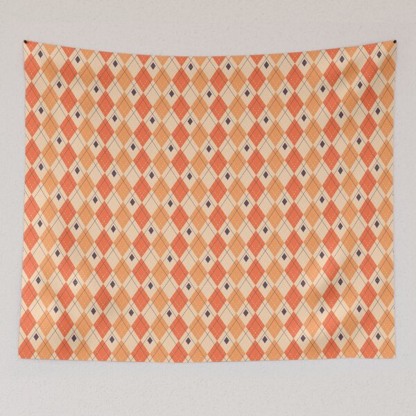 Item preview, Autumn Halloween Argyle Pattern designed and sold by Tamas Das.
