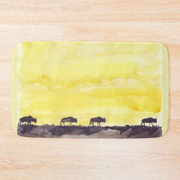 Item preview, Wildebeest against the Sunset designed and sold by Maree Clarkson .