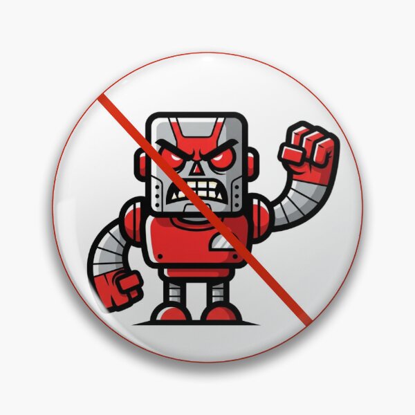 Item preview, Anti-Clanker Meme Sticker designed and sold by TrueSouth.
