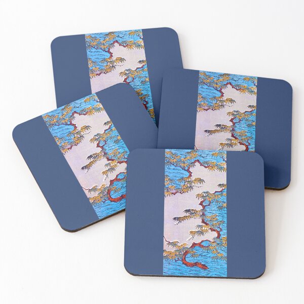 Item preview, Golden Leaves Over Blue Waters - V3 designed and sold by WheelieGdArt.