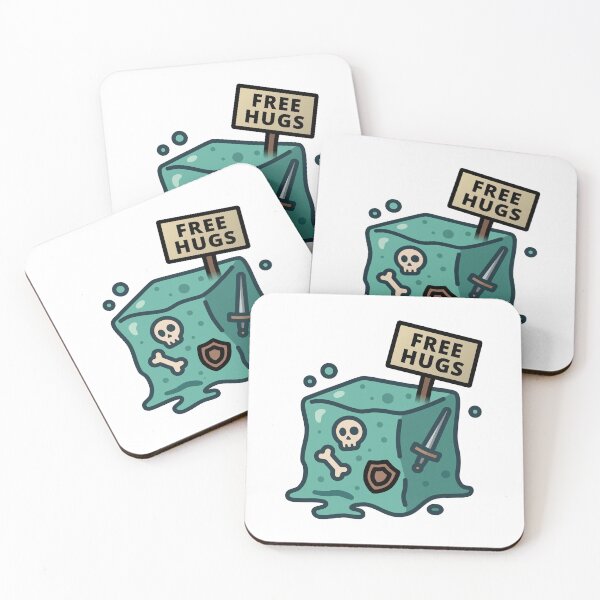 Item preview, Gelatinous Cube "Free Hugs" designed and sold by WurmWeb.DesignShop.