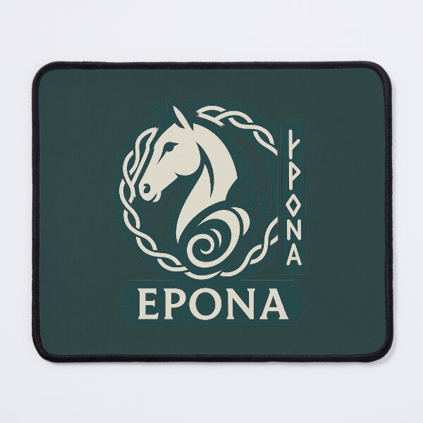 Item preview, Epona Celtic Goddess – Horse & Cornucopia Knotwork Badge designed and sold by Bratak.