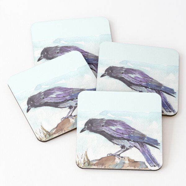 Item preview, The playful Crow - Coco designed and sold by Maree Clarkson .