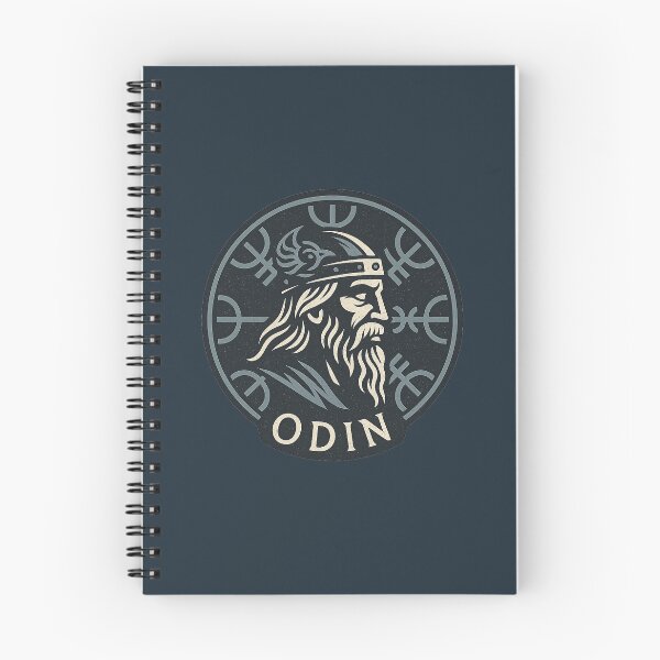 Item preview, Odin Norse Mythology Badge – Viking God of Wisdom & War designed and sold by Bratak.