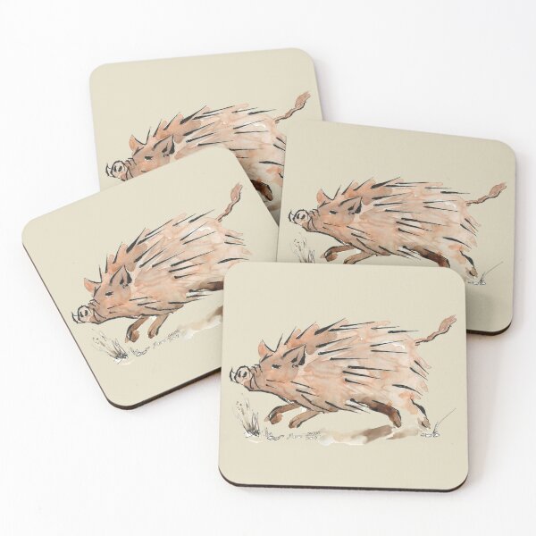 Item preview, Warthog sketch designed and sold by Maree Clarkson .