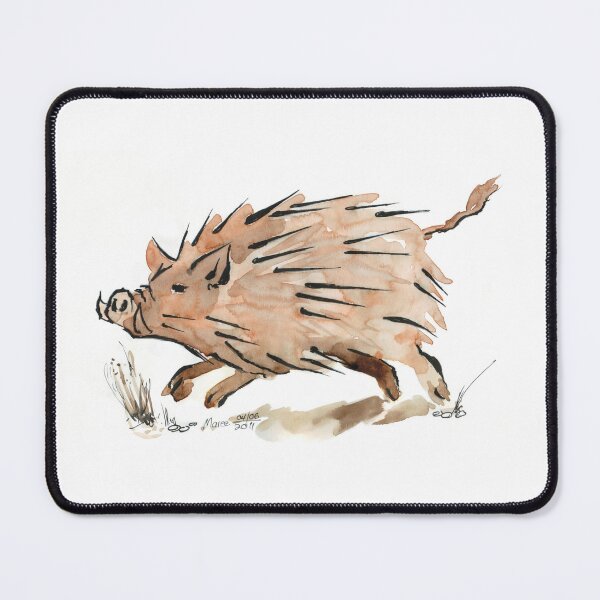 Item preview, Warthog sketch designed and sold by Maree Clarkson .