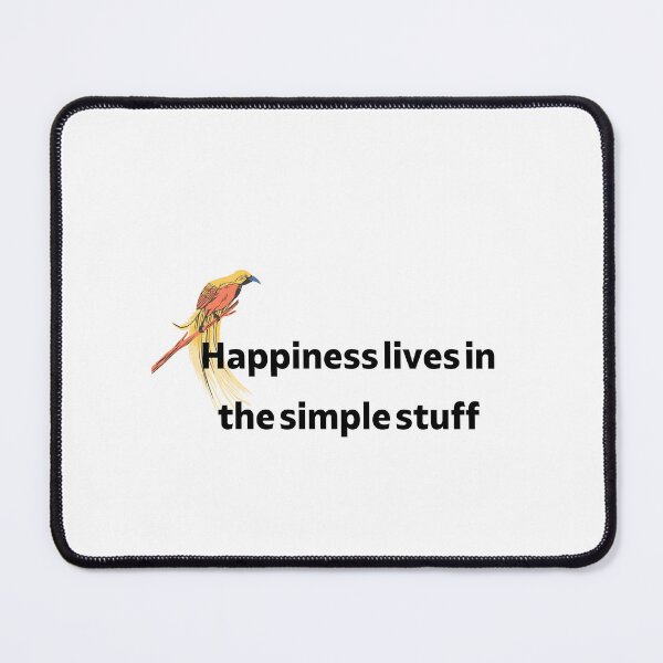 Item preview, Happiness Lives in the Simple Stuff – Minimalist Positive Quote designed and sold by Zohaa45.