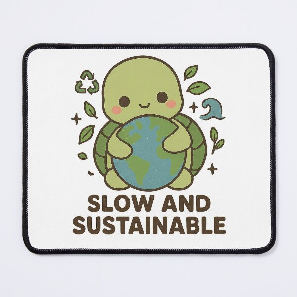 Item preview, Kawaii Turtle Hugging Earth – Cute Eco-Friendly Design designed and sold by Dream Machine.