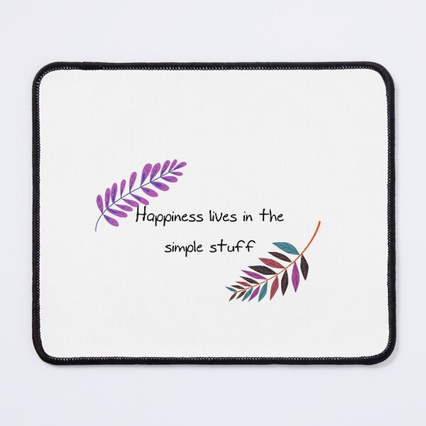 Item preview, Happiness Lives in the Simple Stuff – Minimalist Positive Quote designed and sold by Zohaa45.