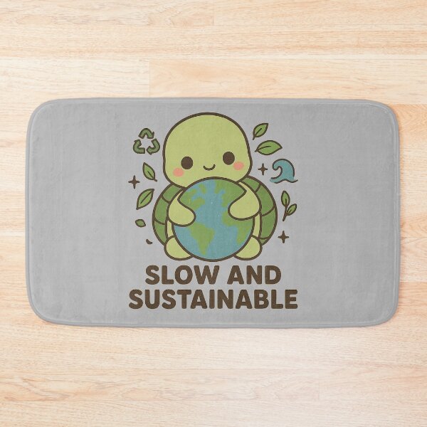 Item preview, Kawaii Turtle Hugging Earth – Cute Eco-Friendly Design designed and sold by DreamMachine69.