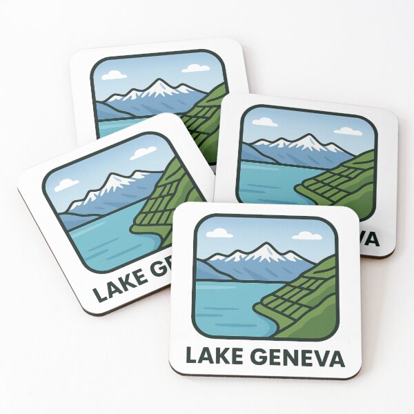 Item preview, Lake Geneva Montreux Switzerland designed and sold by Tropical art.