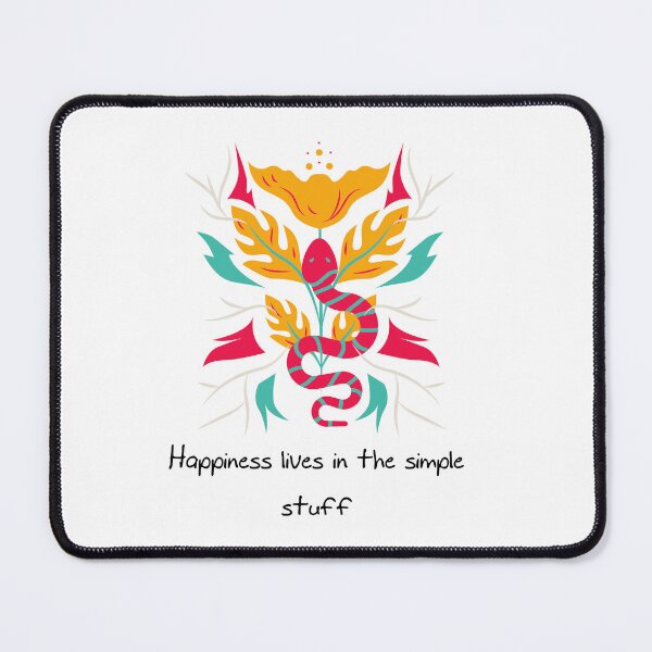 Item preview, Happiness Lives in the Simple Stuff – Minimalist Positive Quote designed and sold by Zohaa45.