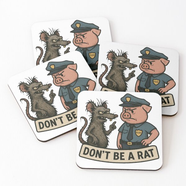 Item preview, Don't be a Rat designed and sold by SnakeStone.