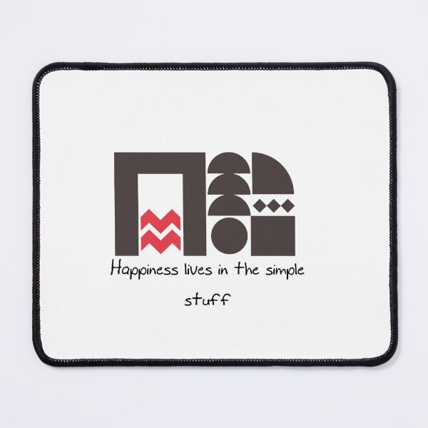 Item preview, Happiness Lives in the Simple Stuff – Minimalist Positive Quote designed and sold by Zohaa45.
