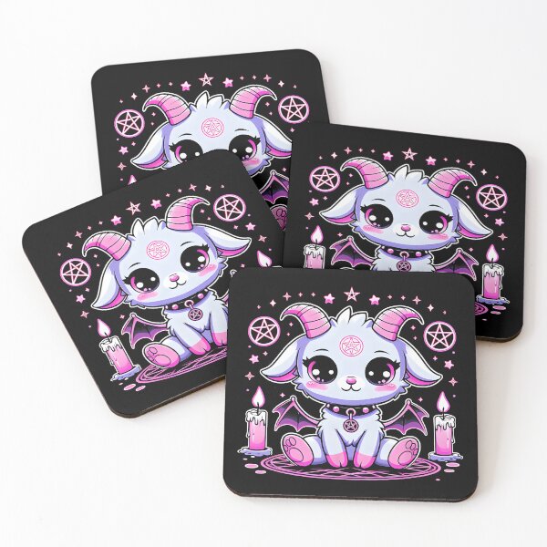 Item preview, Kawaii Pastel Goth Baphomet | Cute Witchy Goat with Pentacle designed and sold by DamianRoy88.
