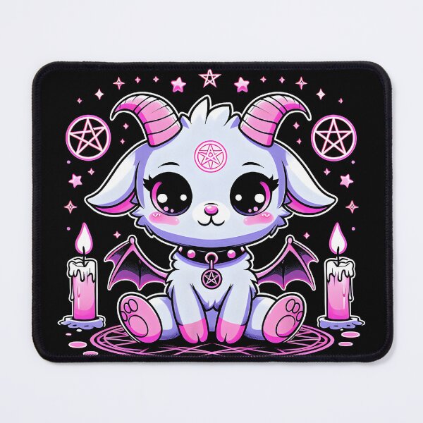 Item preview, Kawaii Pastel Goth Baphomet | Cute Witchy Goat with Pentacle designed and sold by DamianRoy88.