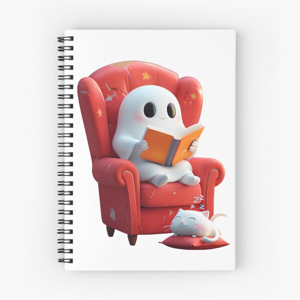 Item preview, Ghost Reading a Book | Spooky Book Lover Design designed and sold by GoxyVision.