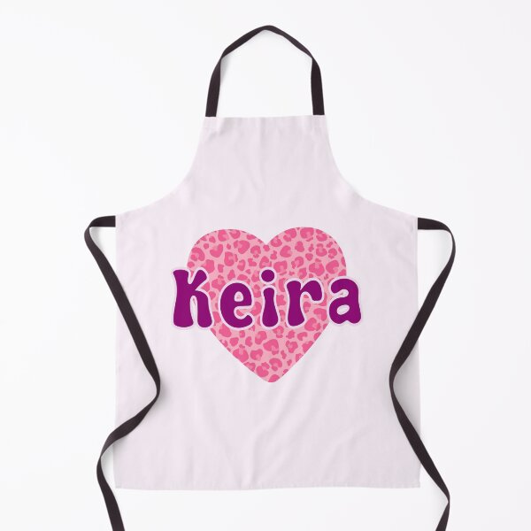 Item preview, Keira Name Pink Leopard Heart designed and sold by Jeallan Designs.