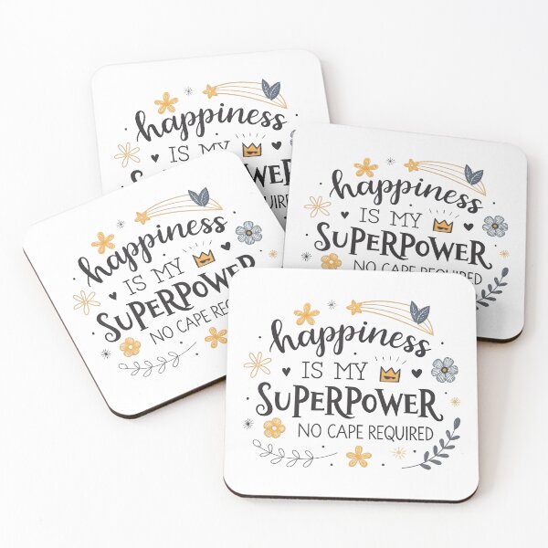 Item preview, Happiness Is My Superpower designed and sold by Zatch-Bell.