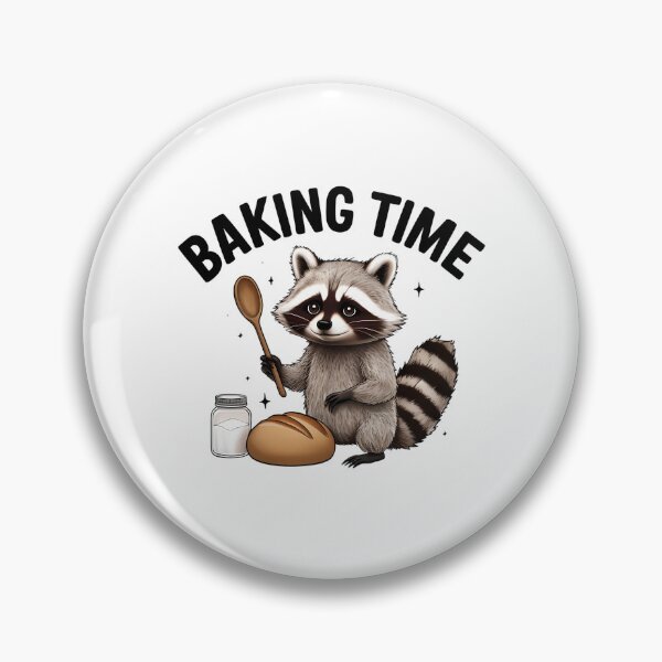 Item preview, Raccoon Baking Print | Cute Animal Baker Design designed and sold by GoxyVision.